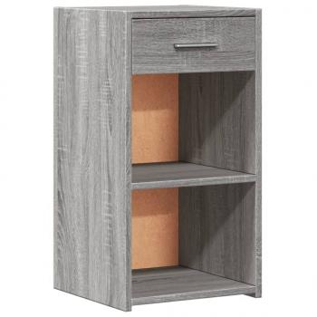 Nachttisch Grau Sonoma 35x34x65 cm Holzwerkstoff