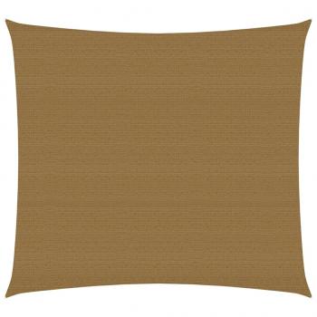 ARDEBO.de - Sonnensegel 160 g/m² Taupe 4,5x4,5 m HDPE