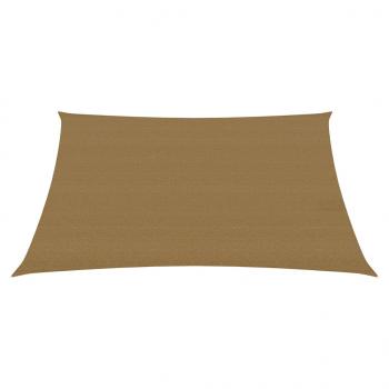 Sonnensegel 160 g/m² Taupe 4,5x4,5 m HDPE