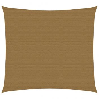 ARDEBO.de - Sonnensegel 160 g/m² Taupe 4x4 m HDPE