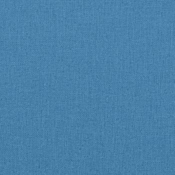 Niedriglehner-Auflagen 6 Stk. Melange Blau 100x50x4 cm Stoff