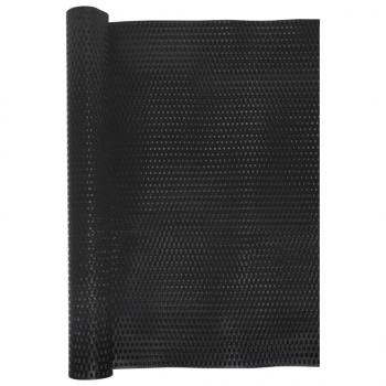 Balkon-Sichtschutz Schwarz 1000x90 cm Poly Rattan