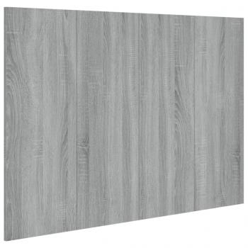 Kopfteil Grau Sonoma 120x1,5x80 cm Holzwerkstoff