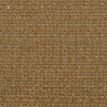 Sonnensegel 160 g/m² Taupe 5x5 m HDPE