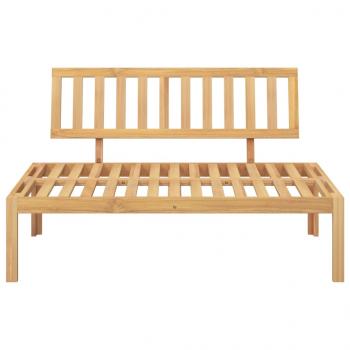 Garten-Mittelsofa aus Paletten Massivholz Akazie