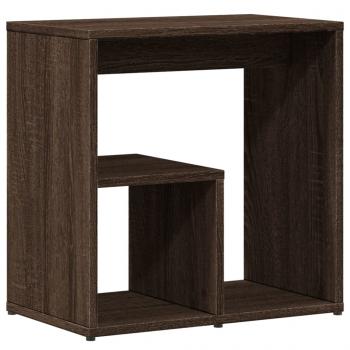 ARDEBO.de - Beistelltisch Braun Eichen-Optik 50x30x50 cm Holzwerkstoff