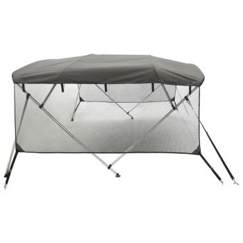 3-Bow Bimini-Top mit Mesh-Seitenteilen 183x(170-182)x137 cm