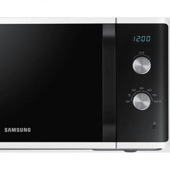 Samsung MS23K3614AW/EG Stand Mikrowelle, 800 W, 23 L, 6 Leistungsstufen, 24 Automatikprogramme, Garzeittimer, weiß