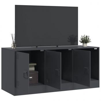 TV-Schrank Anthrazit 99x39x44 cm Stahl 