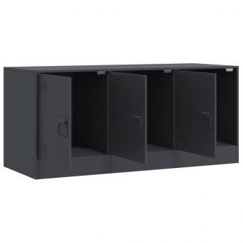 TV-Schrank Anthrazit 99x39x44 cm Stahl 