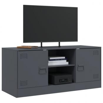 TV-Schrank Anthrazit 99x39x44 cm Stahl