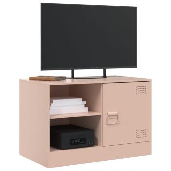 TV-Schrank Rosa 67x39x44 cm Stahl