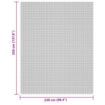 Campingteppich Creme 3,5x2,5 m