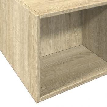 Bettgestell Sonoma-Eiche 120x190 cm Holzwerkstoff