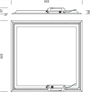 Siteco Apollon 41 Office-Leuchte LED, 3700lm, 35W, 4000K, Aluminium, verkehrsweiß (51MH11W72422)