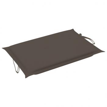 Sonnenliegen-Auflage Taupe 186x58x3 cm Oxford-Gewebe