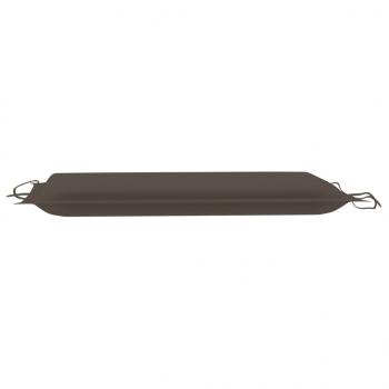 Sonnenliegen-Auflage Taupe 186x58x3 cm Oxford-Gewebe