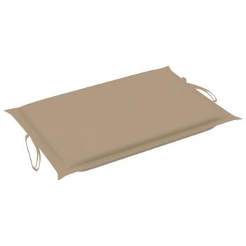 Sonnenliegen-Auflage Beige 186x58x3 cm Oxford-Gewebe