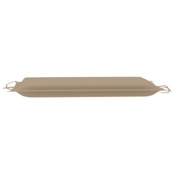 Sonnenliegen-Auflage Beige 186x58x3 cm Oxford-Gewebe