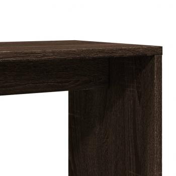 Beistelltische 2 Stk. Braun Eiche 50x30x50 cm Holzwerkstoff