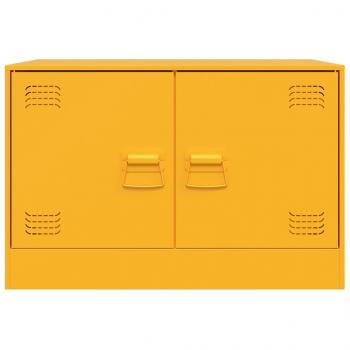 TV-Schrank Senfgelb 67x39x44 cm Stahl