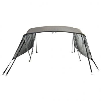 4-Bow Bimini-Top mit Mesh-Seitenteilen 243x(170-182)x137 cm