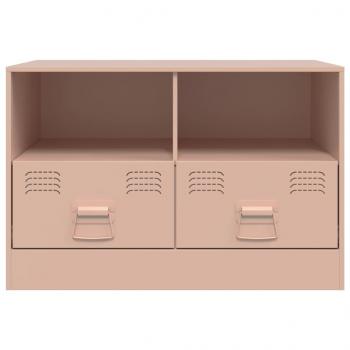 TV-Schrank Rosa 67x39x44 cm Stahl