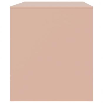 TV-Schrank Rosa 67x39x44 cm Stahl