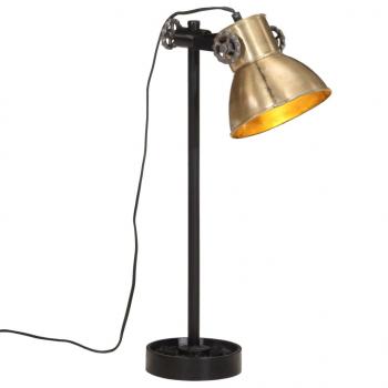 ARDEBO.de - Schreibtischlampe 25 W Antik-Messing 15x15x55 cm E27