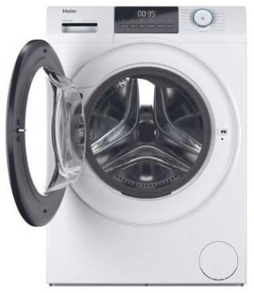 Haier HW80-BP14929 8 kg Frontlader Waschmaschine, 60 cm breit, 1400 U/Min, 15 Programme, Startzeitverzögerung, Dampf-Funktion, weiß