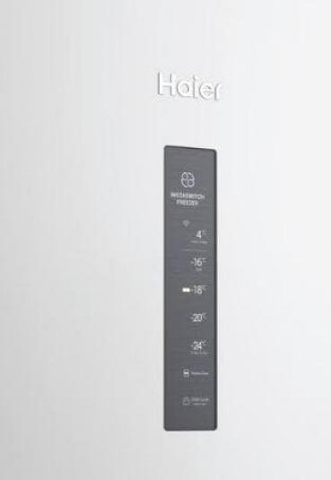 Haier H3F330WDH1 Stand Gefrierschrank, 59,5 cm breit, 330 L, Total No Frost, LED Beleuchtung, Logic-Soft-Touch-Tasten, weiß