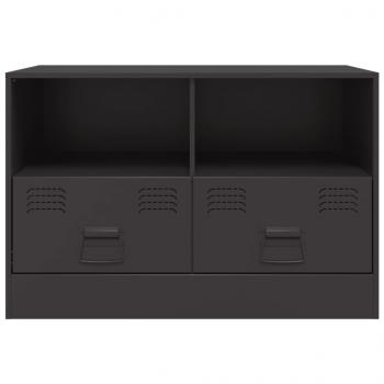 TV-Schrank Schwarz 67x39x44 cm Stahl