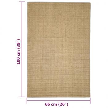 Teppich Natur Sisal 66x100 cm