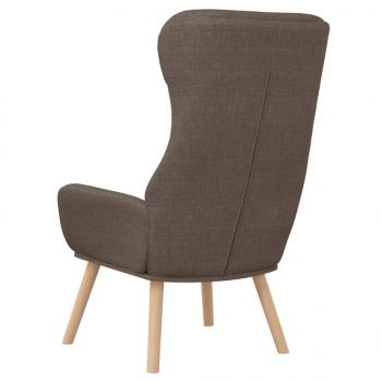 Relaxsessel Taupe Stoff