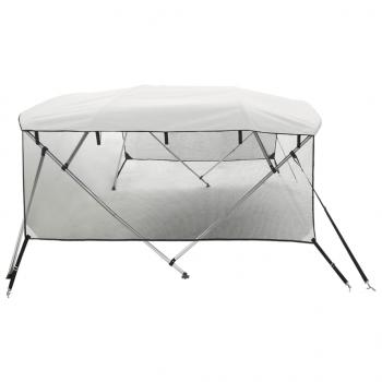 3-Bow Bimini-Top mit Mesh-Seitenteilen 183x(137-152)x137 cm