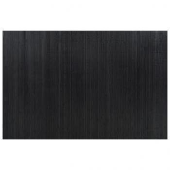 Paravent Schwarz 165x250 cm Bambus