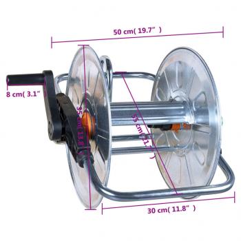 Schlauchtrommel Wandmontage für 50m 1/2" oder 35m 3/4" Schlauch