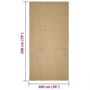 Teppich Natur Sisal 100x200 cm