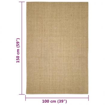 Teppich Natur Sisal 100x150 cm