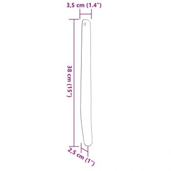 Schweißmesser für Pferde 3 Stk. Silbern Aluminium