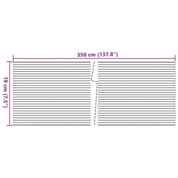 Sichtschutzstreifen Steinoptik Grau 35x0,19 m PVC