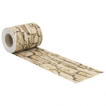 Sichtschutzstreifen Grobstein-Optik Beige 35x0,19 m PVC