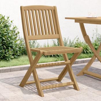 ARDEBO.de - Gartenstühle 2 Stk. Klappbar 57x48,5x90 cm Massivholz Akazie