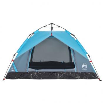 Kuppel-Campingzelt 2 Personen Blau Quick Release