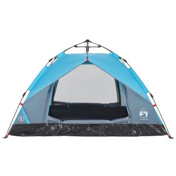 Kuppel-Campingzelt 2 Personen Blau Quick Release