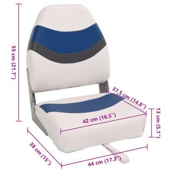 Bootssitz mit Hoher Rückenlehne Klappbar 44x38x55 cm