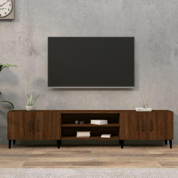 ARDEBO.de - TV-Schrank Braun Eichen-Optik 180x31,5x40 cm Holzwerkstoff