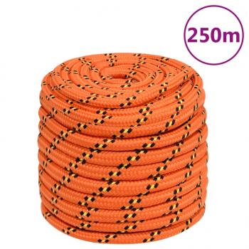 ARDEBO.de - Bootsseil Orange 16 mm 250 m Polypropylen