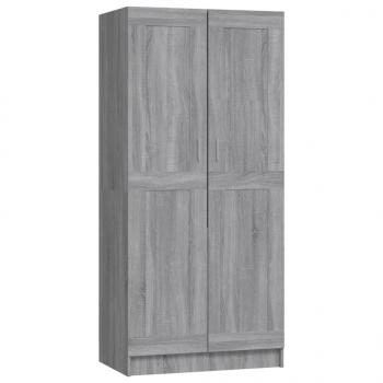 Kleiderschrank Grau Sonoma 82,5x51,5x180 cm Holzwerkstoff