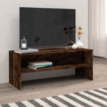 ARDEBO.de - TV-Schrank Räuchereiche 100x40x40 cm Holzwerkstoff